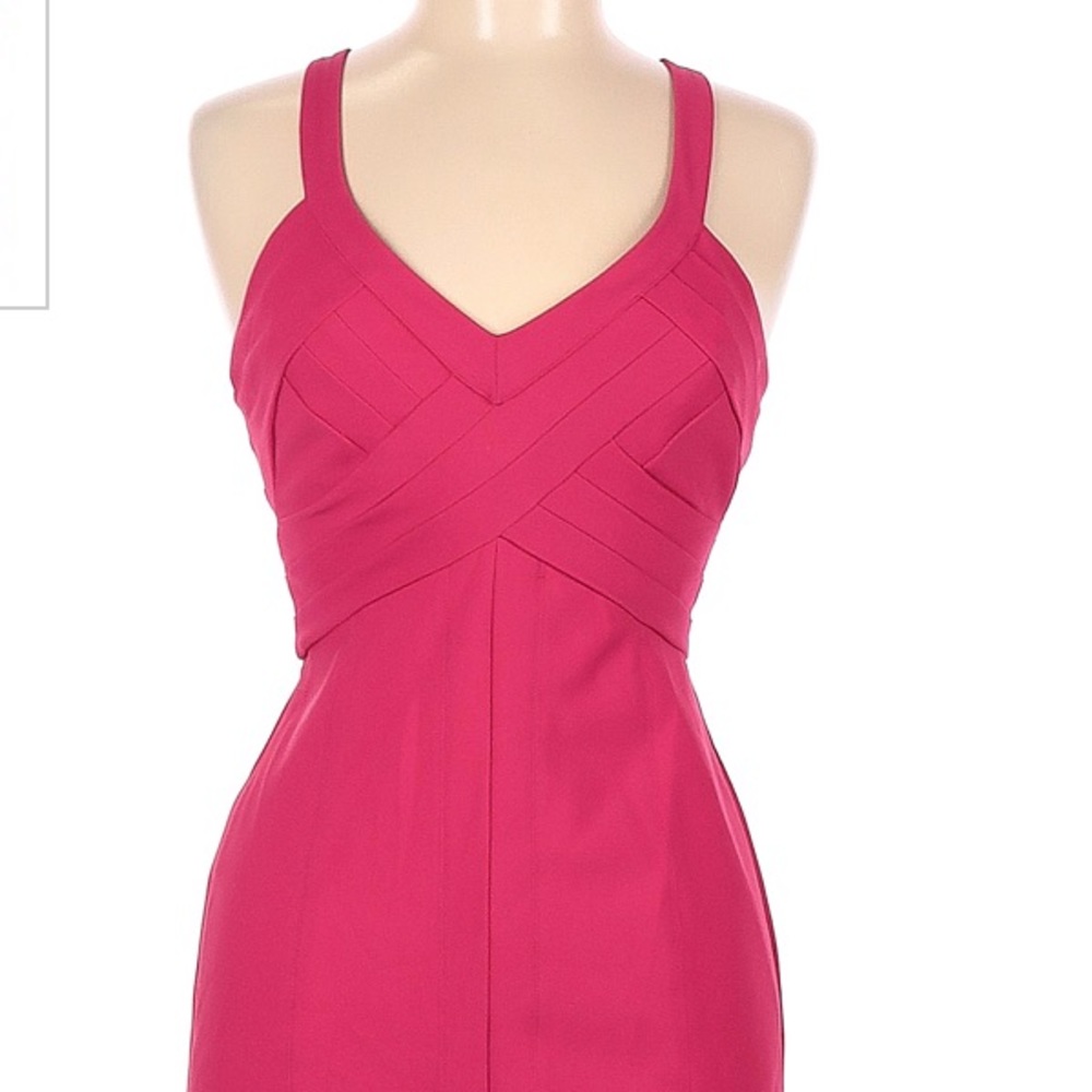 Laundry By Shelli Segal Pink Modern Midi Dress